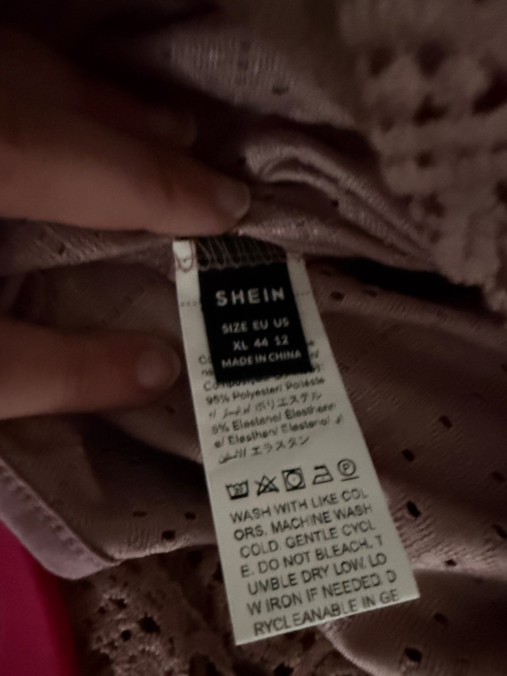Lace-Detail Sleeveless Bodysuit in Dusty Rose

NWOT never worn - Picture 5 of 5
